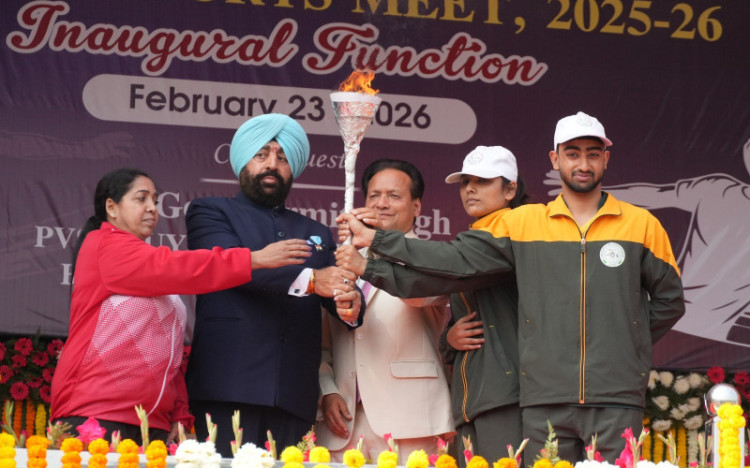 राज्यपाल ने किया उत्तराखण्ड राज्य विश्वविद्यालय खेल प्रतियोगिता का शुभारम्भ 